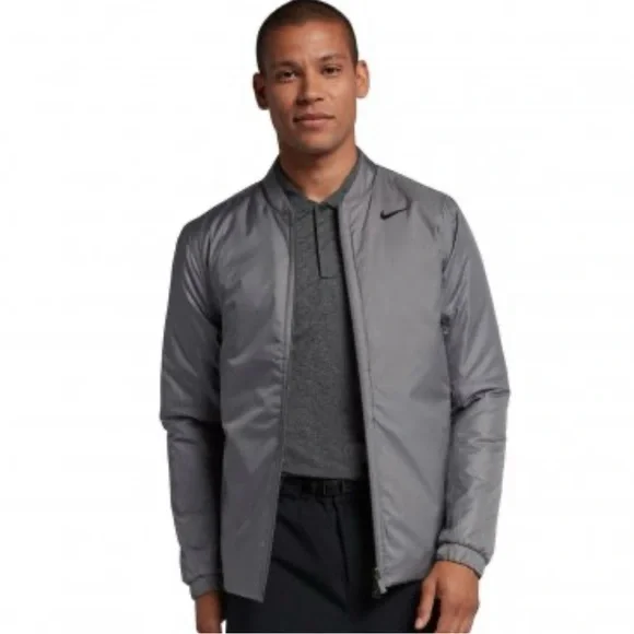 NWOT Nike Reversible Bomber Puff Golf Jacket Mens Medium - Picture 6 of 11